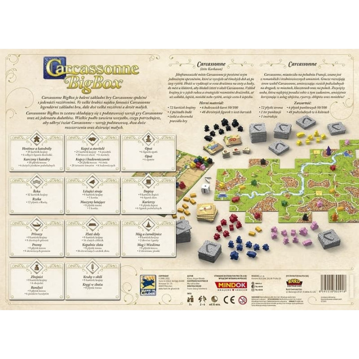 Mindok Carcassonne: Big Box