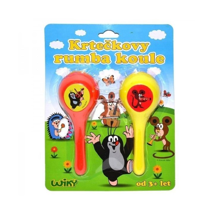 Krtek 2 ks krtečkovy rumba koule 17cm