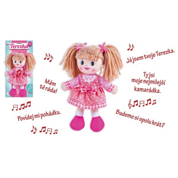 Panenka Terezka hadrová 30 cm