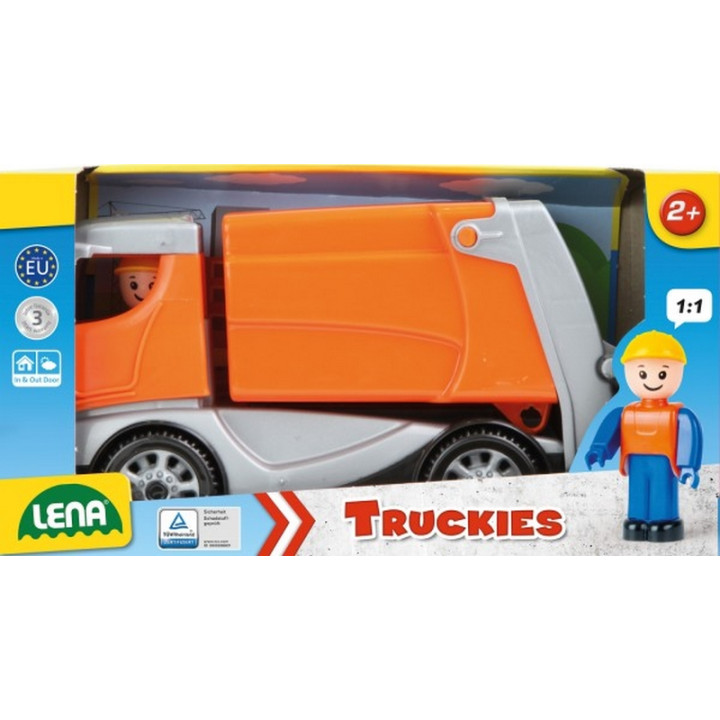Lena 1623 Auto popeláři Truckies plast 25cm