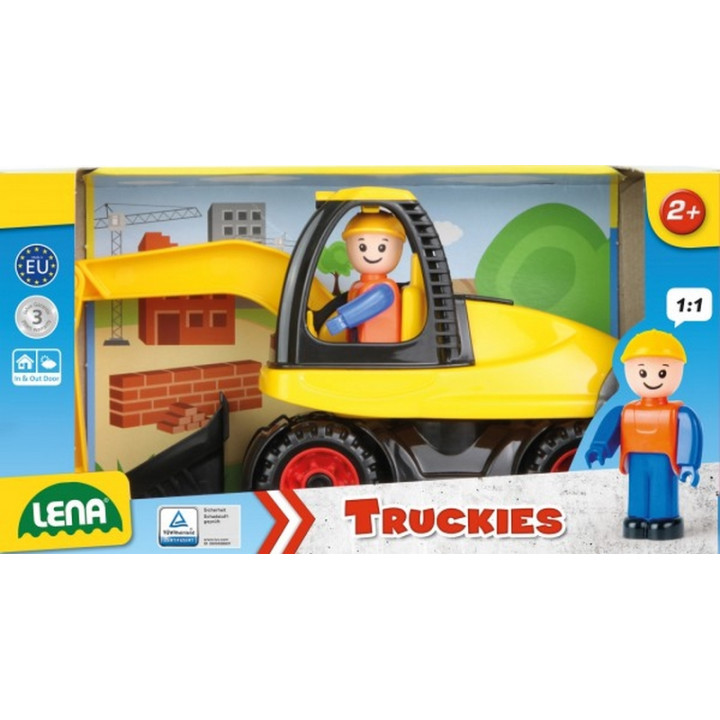 Lena 1621 Truckies Bagr plast 25cm