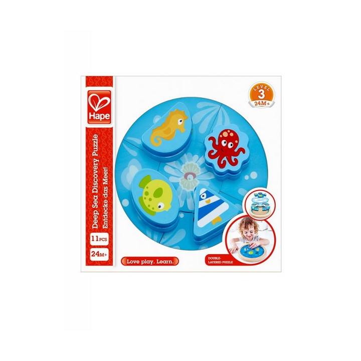 Hape Puzzle na desce - Moře