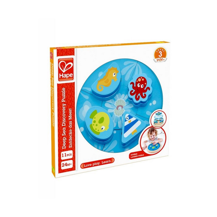 Hape Puzzle na desce - Moře