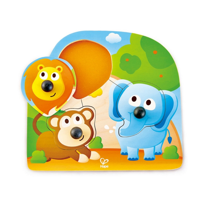 Hape Puzzle s úchytkami - Divočina