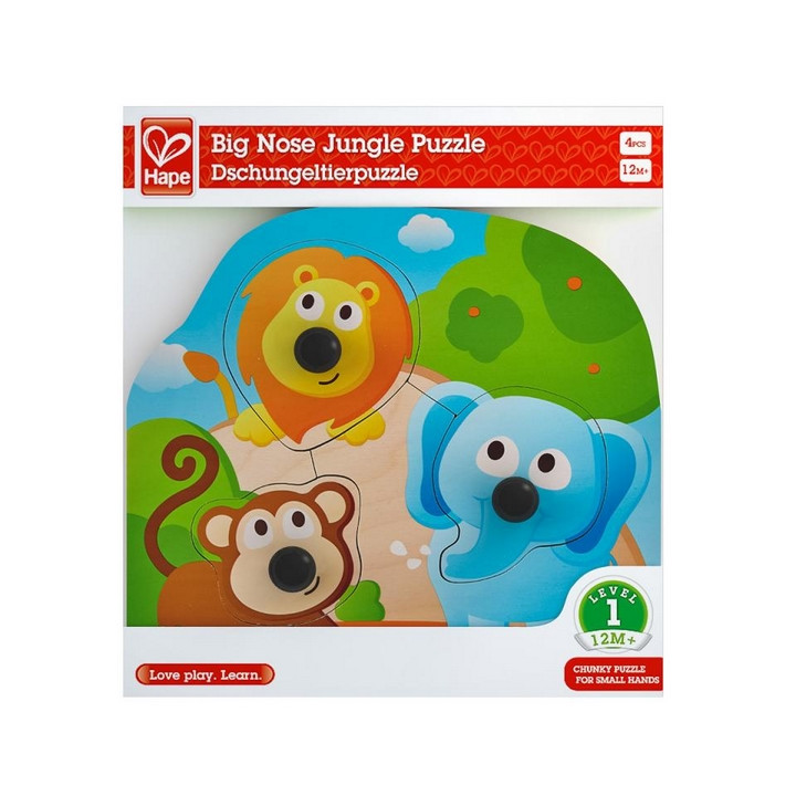 Hape Puzzle s úchytkami - Divočina