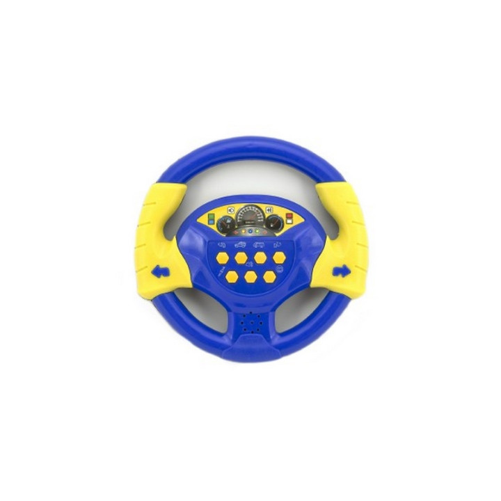 Volant modrý plast 20cm na baterie se zvukem český design