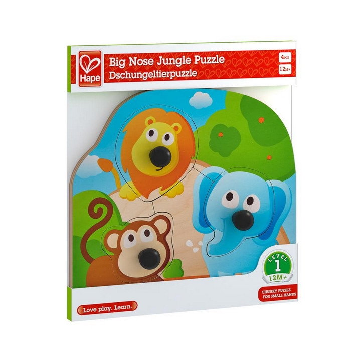 Hape Puzzle s úchytkami - Divočina