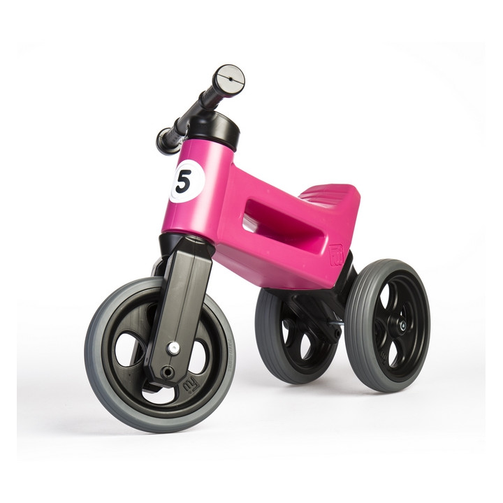 Odrážedlo FUNNY WHEELS NEW SPORT 2v1 růžové