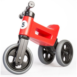 Odrážedlo FUNNY WHEELS NEW SPORT 2v1 červené