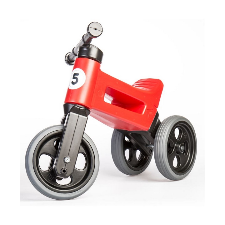 Odrážedlo FUNNY WHEELS NEW SPORT 2v1 červené