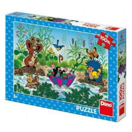 Puzzle Krtek Krtečkova plavba 100 dílků XL