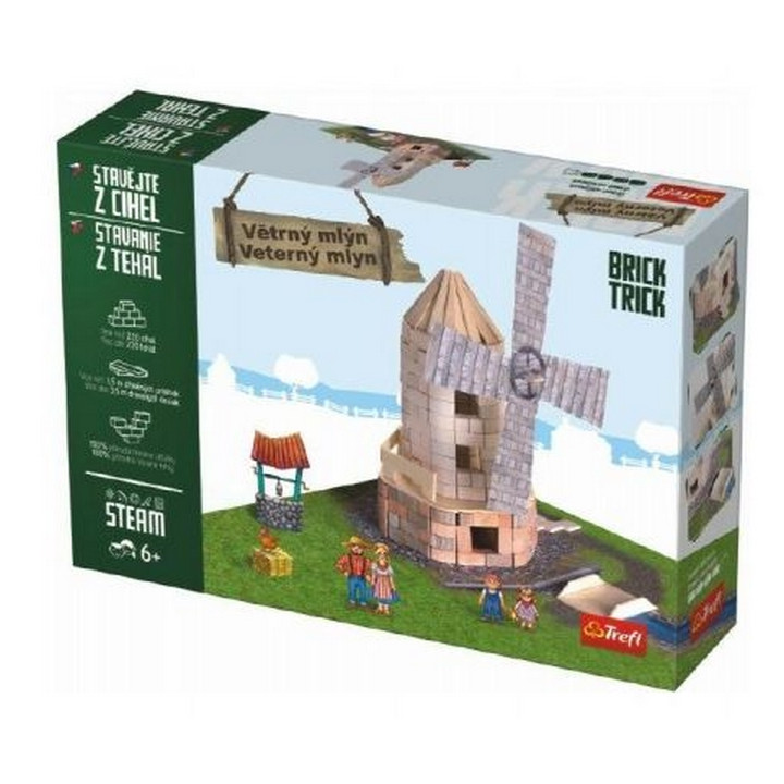 Stavějte z cihel Větrný mlýn stavebnice Brick Trick