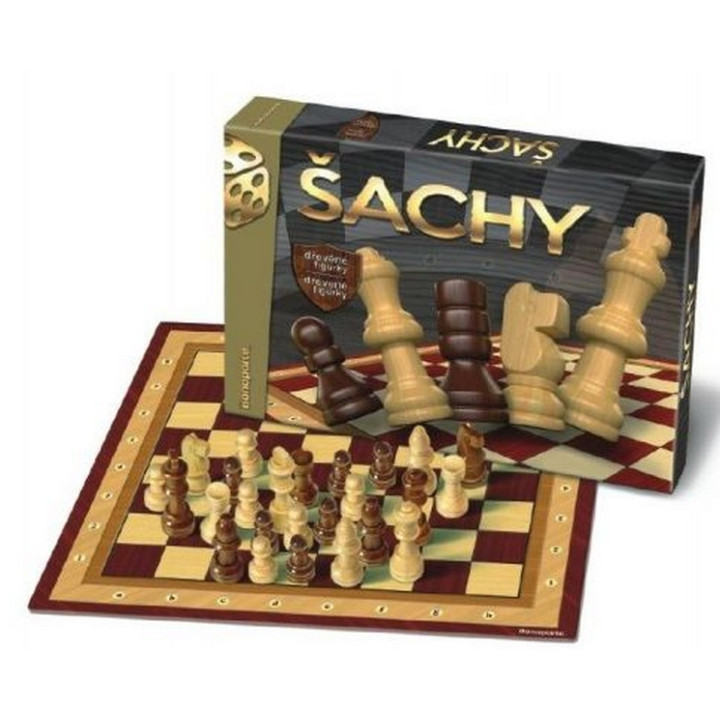 Šachy dřevěné společenská hra