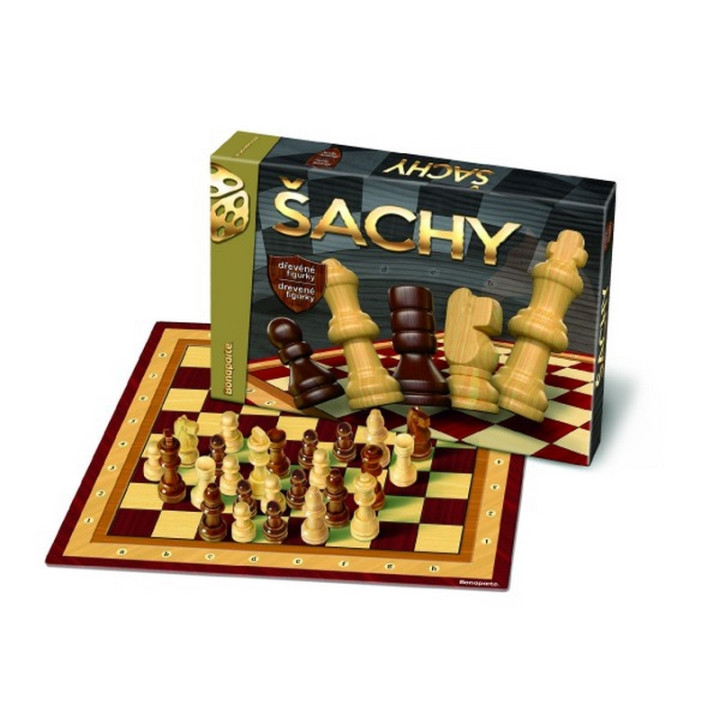 Šachy dřevěné společenská hra