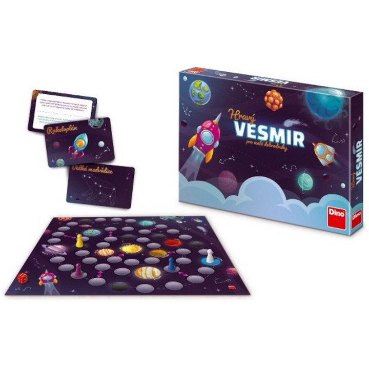 Hravý Vesmír pro malé dobrodruhy stolní společenská hra