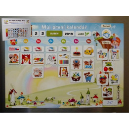 Kalendář magnetický - Školka 114ks magnetek