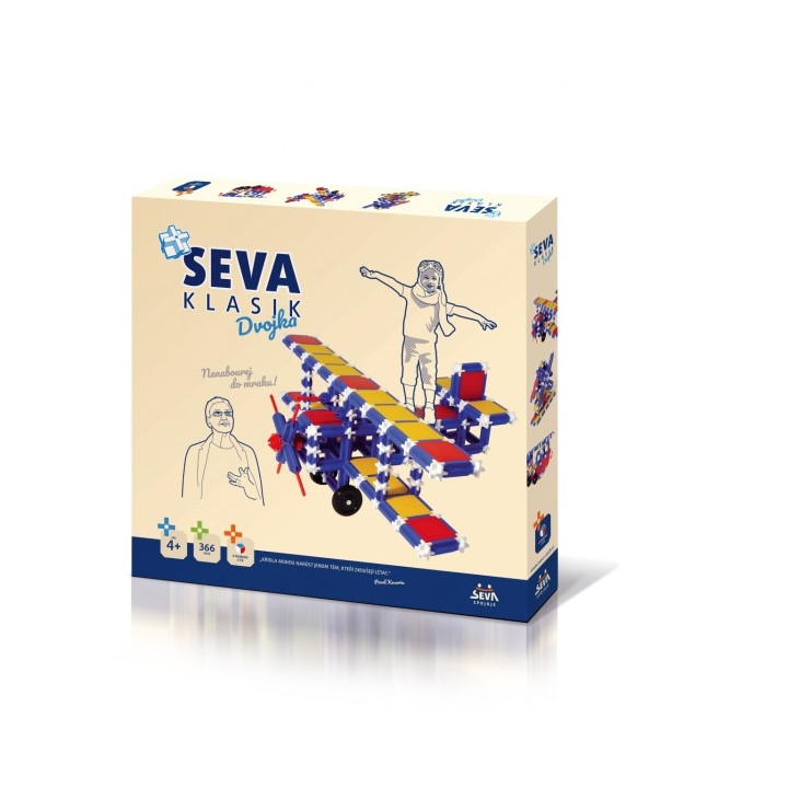 Stavebnice Seva plast Klasik Dvojka 366ks