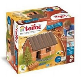 Stavebnice Teifoc Malý domek 35ks v krabici 18x15x8cm