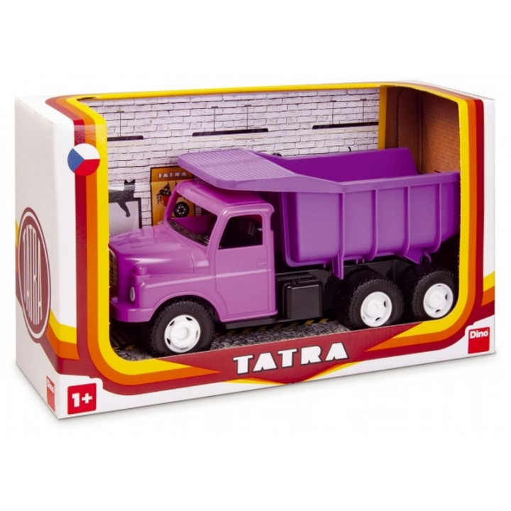 Auto Tatra 148 plast 30cm růžová