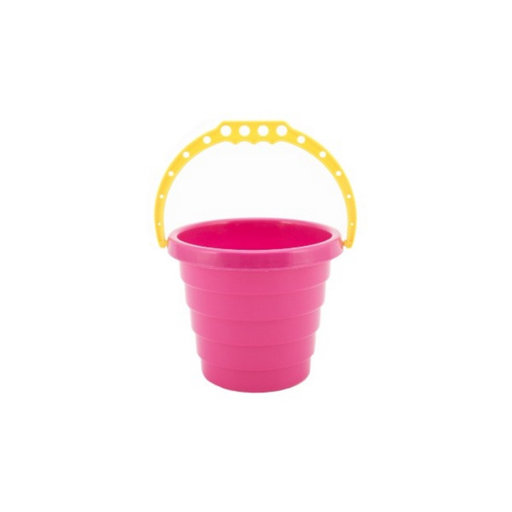 Kbelík na písek plast 15x13cm 5 barev 12m+