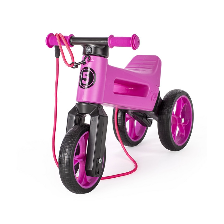 Odrážedlo FUNNY WHEELS Rider SuperSport fialové 2v1