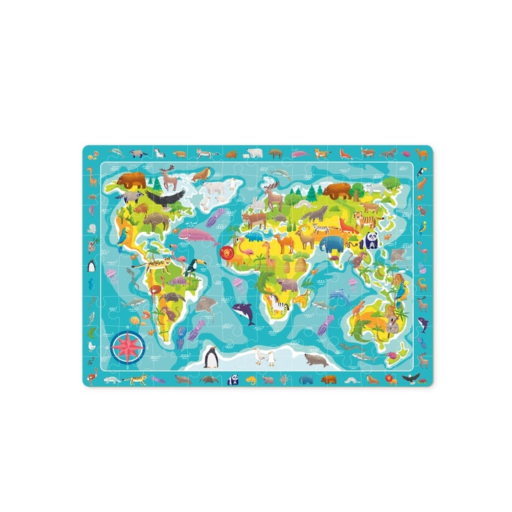 TM Toys Dodo Puzzle s hledáním obrázků Svět zvířat 80 dílků