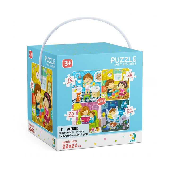 TM Toys Dodo Puzzle 4v1 Můj den