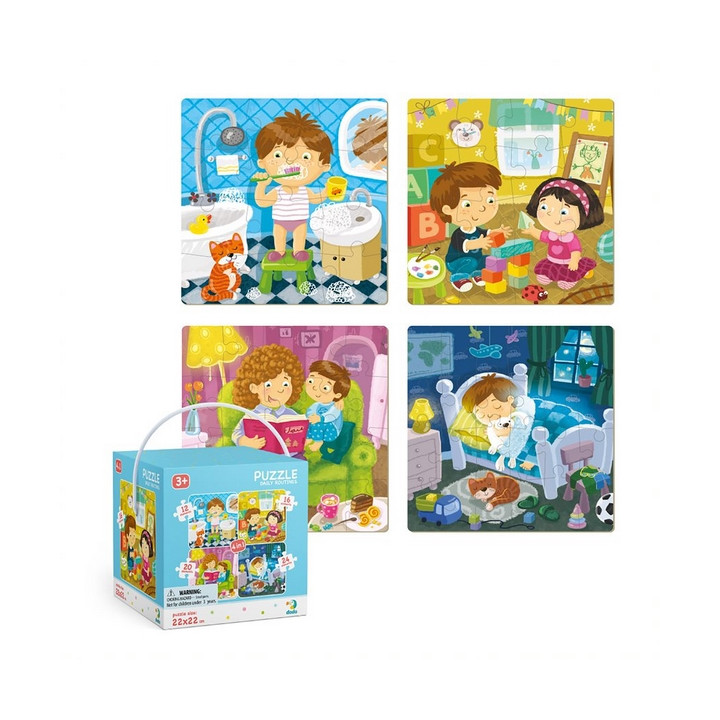TM Toys Dodo Puzzle 4v1 Můj den