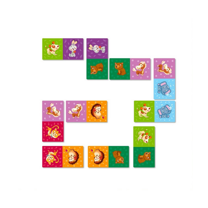 TM Toys Dodo Domino zvířátka - 29 dílků