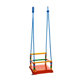 Houpačka plast 35x34 cm červená