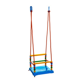 Houpačka plast 35x34 cm modrá