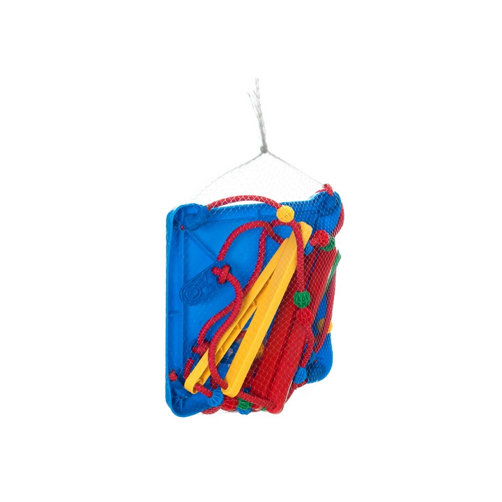Houpačka plast 35x34 cm modrá