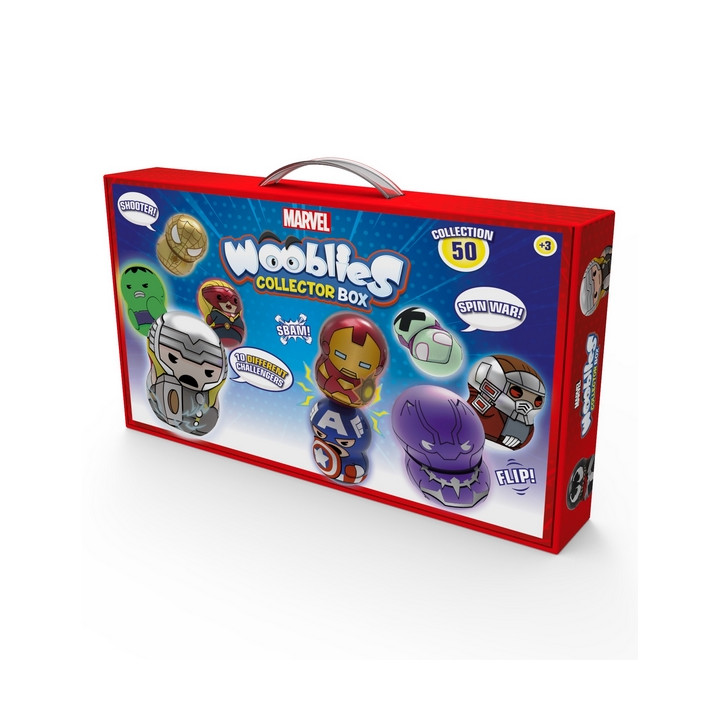 TM Toys Wooblies Marvel sběratelský box