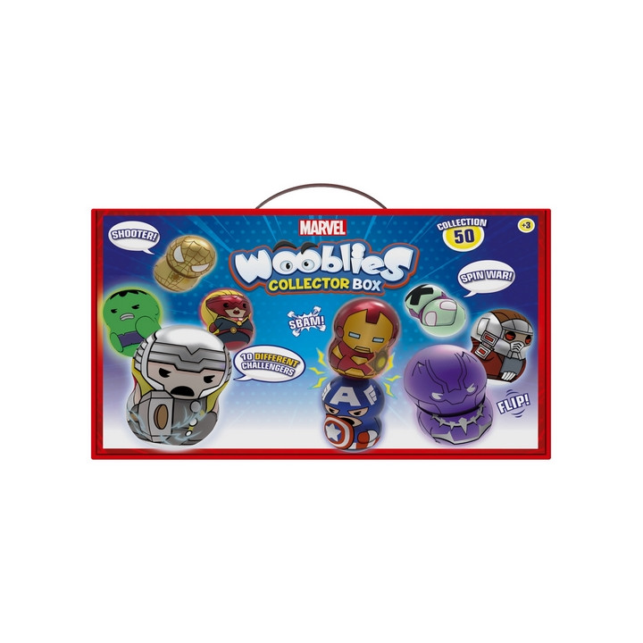 TM Toys Wooblies Marvel sběratelský box
