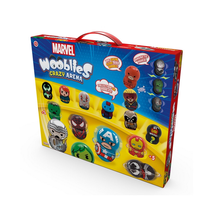 TM Toys Wooblies Marvel Bojová aréna se 2 turbo vystřelovači