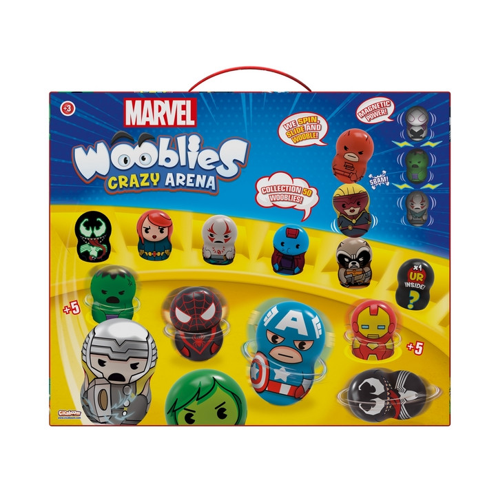 TM Toys Wooblies Marvel Bojová aréna se 2 turbo vystřelovači