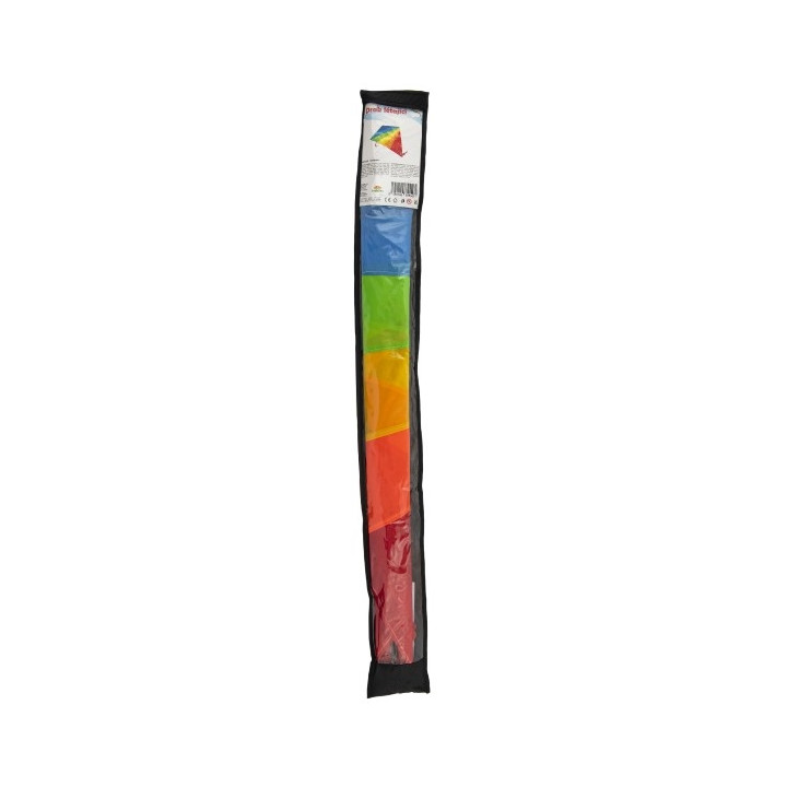 Drak létající nylon 88x81cm barevný