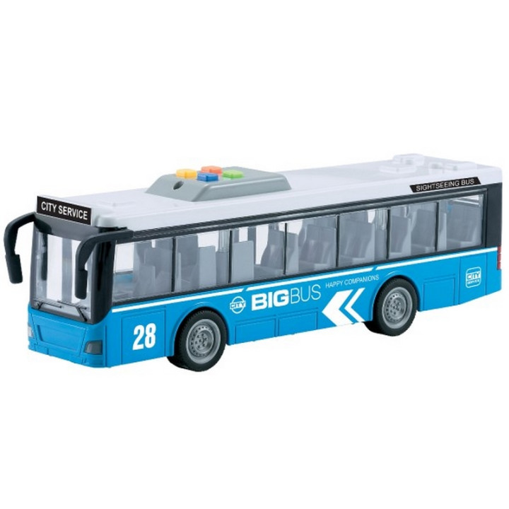 Wiky Autobus městské dopravy plast 29cm se světlem a zvukem