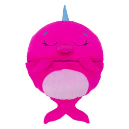TM Toys Happy Nappers Spacáček Usínáček Růžový narval Nelli