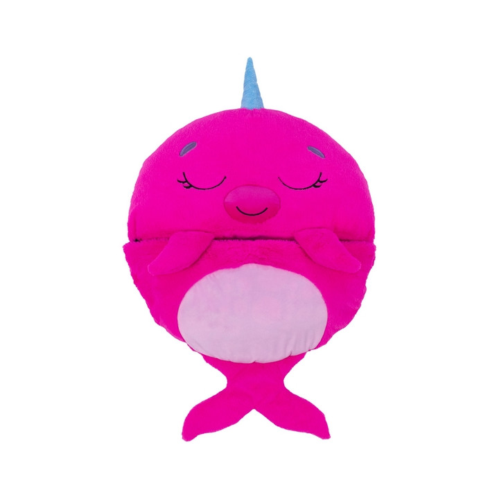 TM Toys Happy Nappers Spacáček Usínáček Růžový narval Nelli