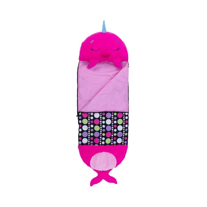 TM Toys Happy Nappers Spacáček Usínáček Růžový narval Nelli