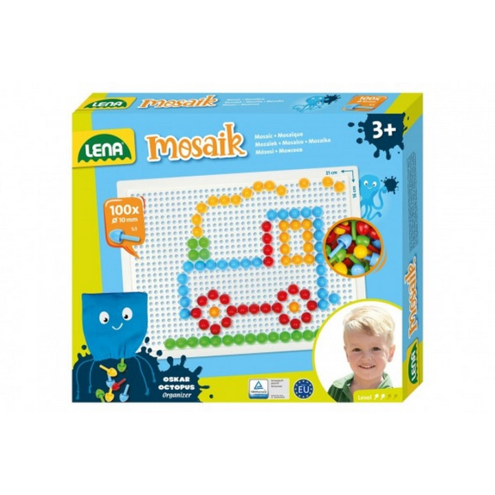 Mozaika klobouček 1cm hladký 100ks