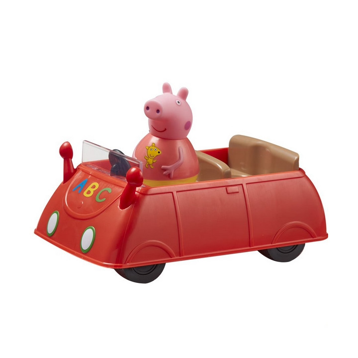 PEPPA Pig WEEBLES - Roly Poly figurka s autem