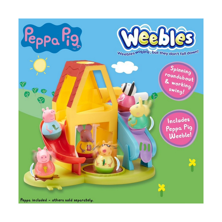 PEPPA Pig WEEBLES - Roly Poly figurky a hřiště