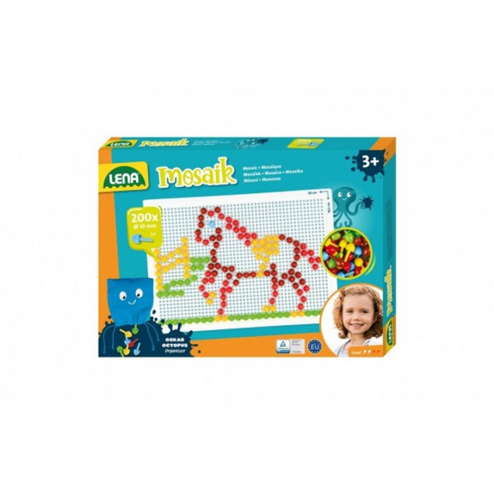 Mozaika klobouček 1cm hladký 200ks