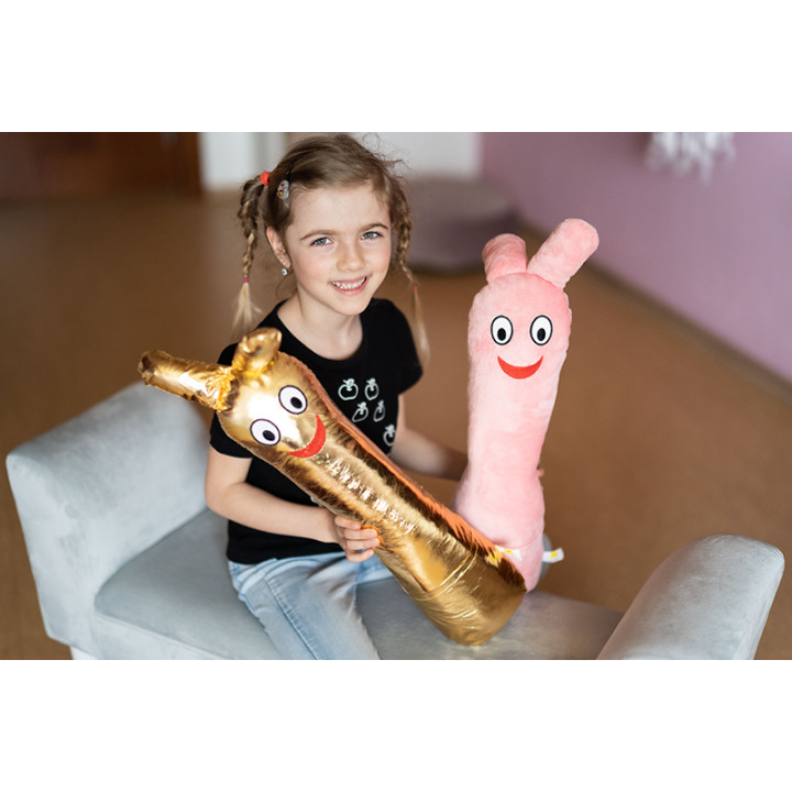 Bludišťák 50 cm růžový