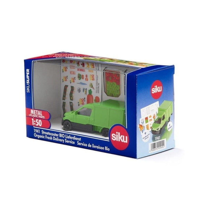 SIKU Super 1941 - auto pro přepravu BIO produktů s nálepkami, 1:50