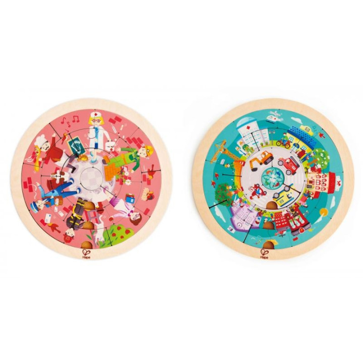 Hape Puzzle-Povolání v kruhu