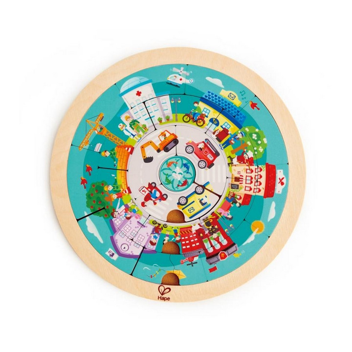 Hape Puzzle-Povolání v kruhu