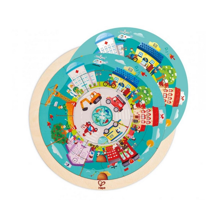 Hape Puzzle-Povolání v kruhu